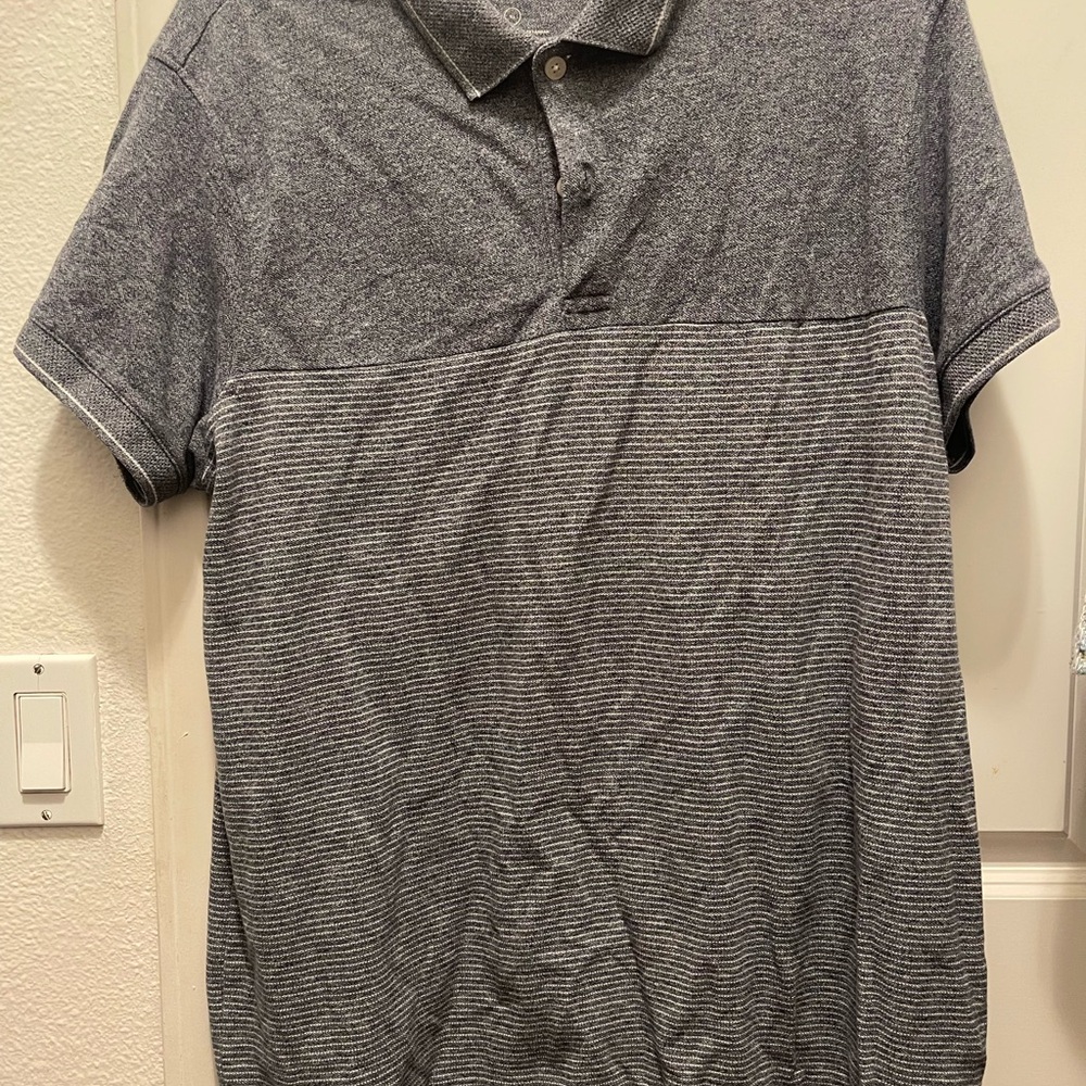 Men's Gray Polo Shirt